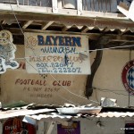 Das war überraschend - ein FCB Fanclub mitten in Mombasa