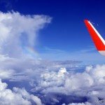 ups, was macht der Regenbogen hier in den Wolken - der erste Vorbote auf schlechtes Wetter?